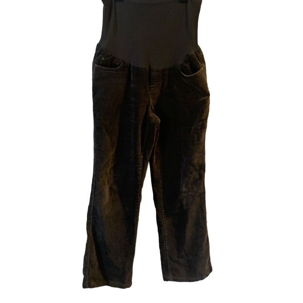 Pre Owned Women’s oh Baby by Motherhood Maternity Corduroy Like Pants Sz Lg